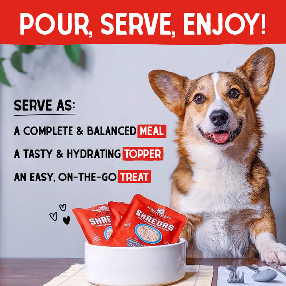 Stella & Chewy's Shredrs Beef & Salmon 2.8oz pouch