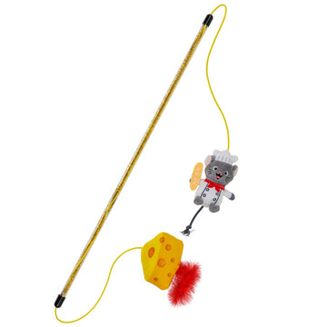 KONG Teaser Dual Mouse cat wand toy