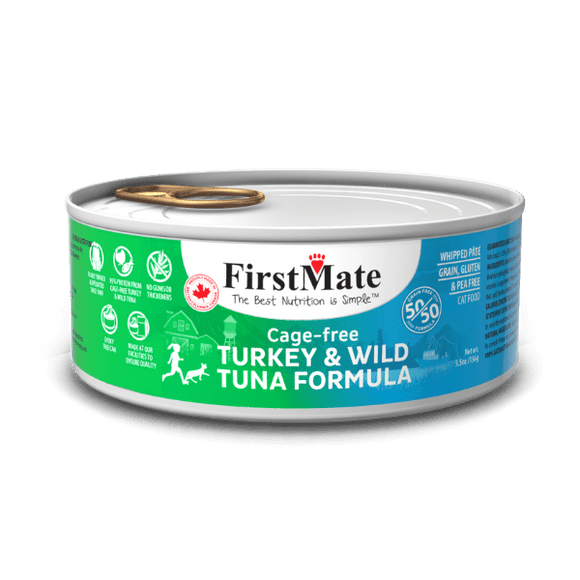 FirstMate - Cage Free - Turkey & Wild Tuna 50/50 Formula (For Cats)