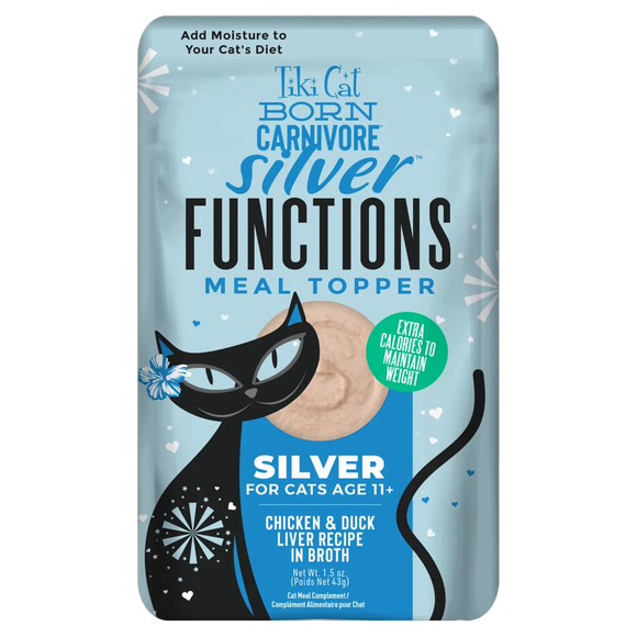 Tiki Cat - Born Carnivore Functions - Chicken & Duck Liver (For Senior Cats)