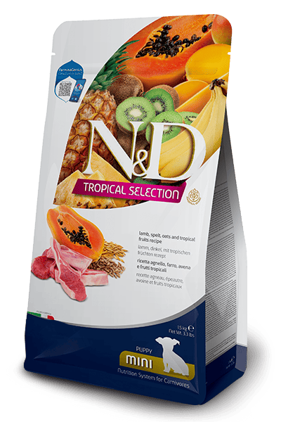 Farmina - N&D Tropical Selection - Lamb, Spelt, Oats and Tropical Fruits Puppy Mini (Dry Dog Food)