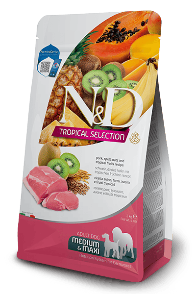 Farmina - N&D Tropical Selection - Pork, Spelt, Oats and Tropical Fruits Adult Medium & Maxi (Dry Dog Food)