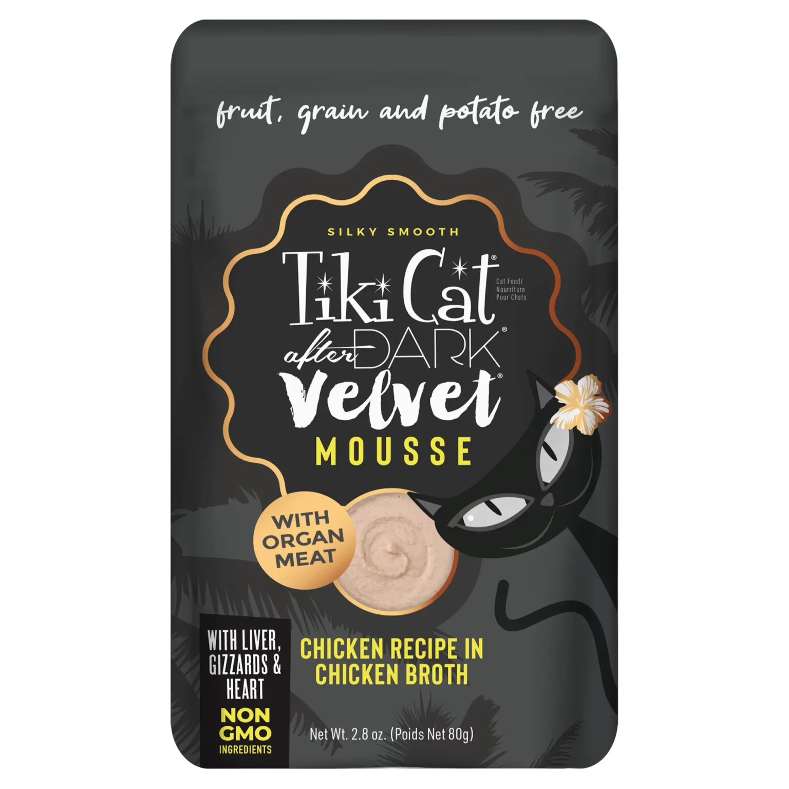 Tiki Cat - After Dark Velvet Mousse - Chicken Recipe (For Cats)