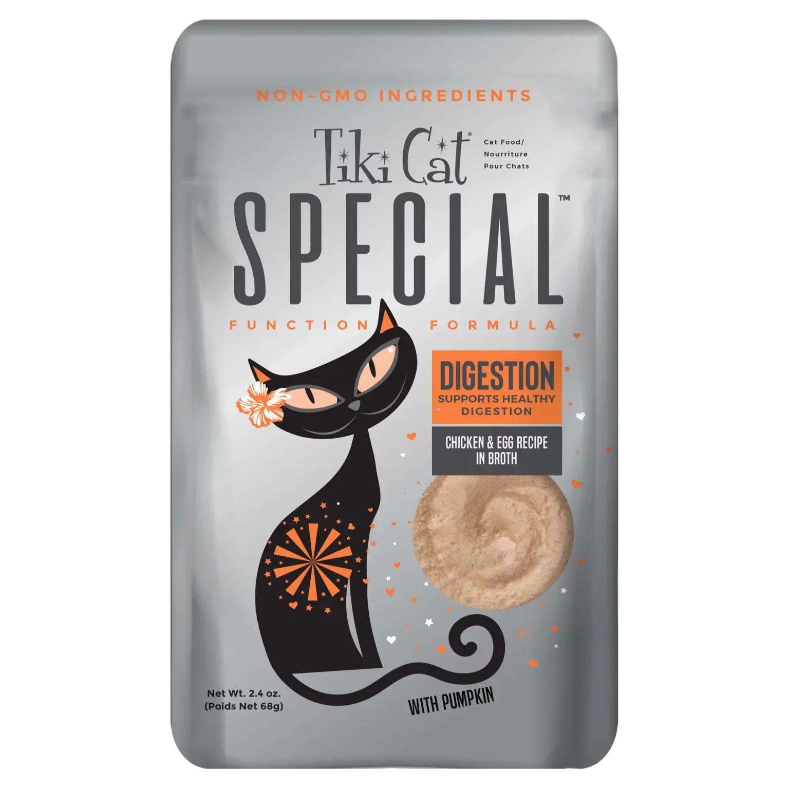 Tiki Cat - Special - DIGESTION Chicken & Egg Recipe in Broth (For Cats)