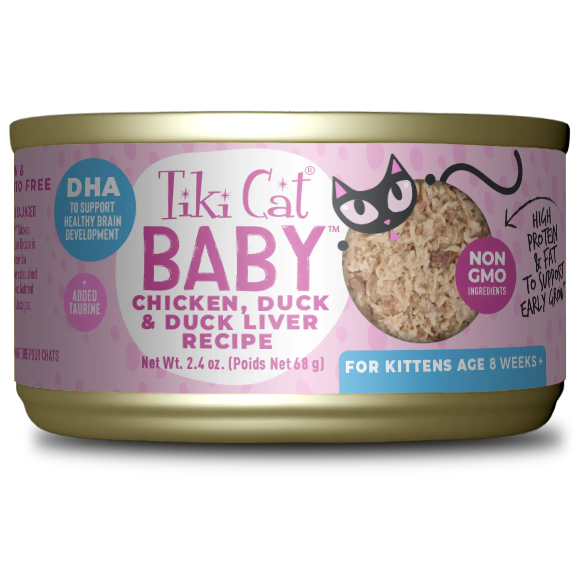 Tiki Cat - Baby - Whole Foods Chicken, Duck & Duck Liver Recipe (For Kittens)