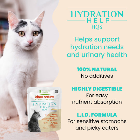 Almo Nature HQS Hydration Help Chicken Recipe in Broth 50g
