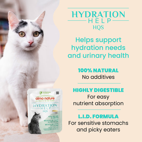 Almo Nature HQS Hydration Help Tuna Recipe in Broth 50g