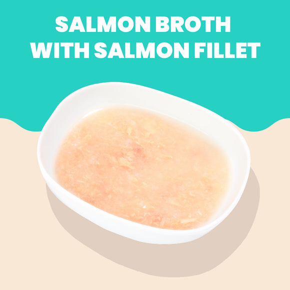 Almo Nature HQS Hydration Help Salmon Recipe in Broth 50g