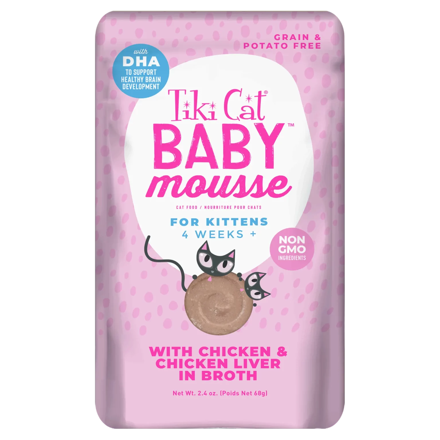 Tiki Cat - Baby Mousse With Chicken & Chicken Liver (For Kittens)
