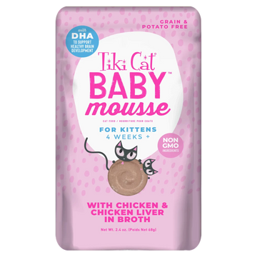 Tiki Cat - Baby Mousse With Chicken & Chicken Liver (For Kittens)