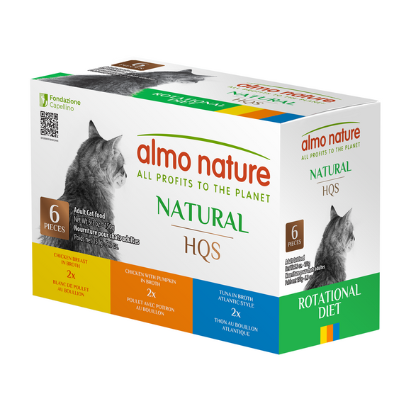 Almo Nature HQS Natural Rotational Diet - Chicken Selections & Tuna (150g)