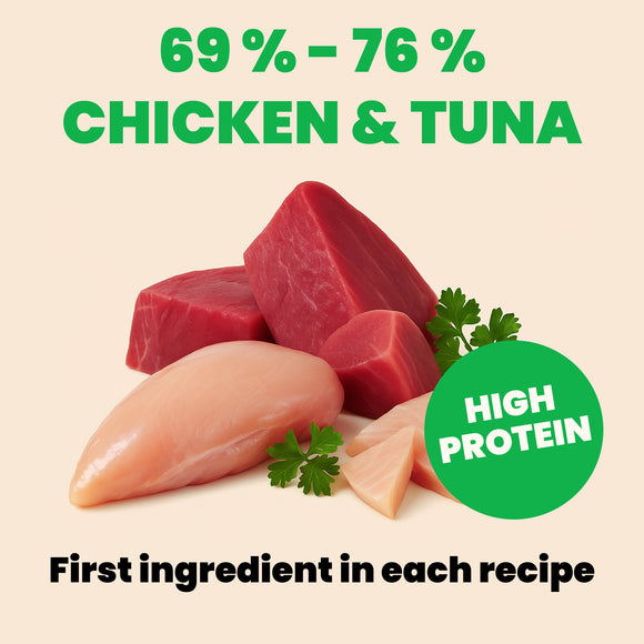 Almo Nature HQS Natural Rotational Diet - Chicken Selections & Tuna (150g)