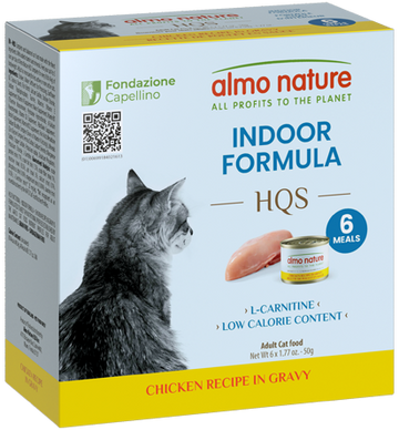 Almo Nature HQS Indoor Formula Chicken Recipe in gravy