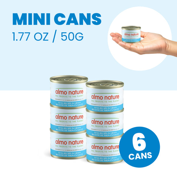 Almo Nature HQS Indoor Formula Tuna Recipe in gravy
