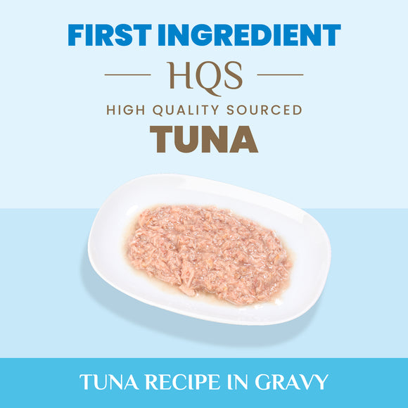 Almo Nature HQS Indoor Formula Tuna Recipe in gravy
