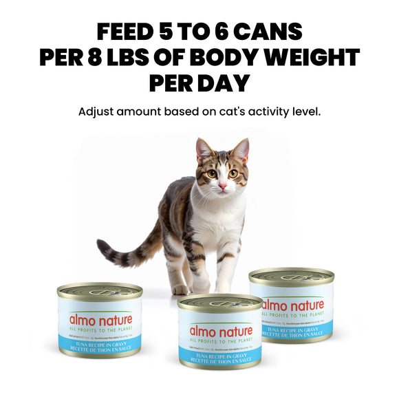 Almo Nature HQS Indoor Formula Tuna Recipe in gravy