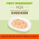 Almo Nature HQS Digestive Support Formula Chicken Recipe with Pumpkin in gravy