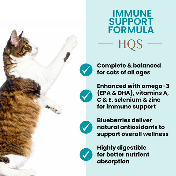Almo Nature HQS Immune Support Formula Chicken Recipe with Blueberry in gravy