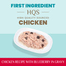 Almo Nature HQS Immune Support Formula Chicken Recipe with Blueberry in gravy