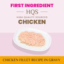 Almo Nature HQS Skin & Coat Support Formula Chicken Fillet Recipe in gravy