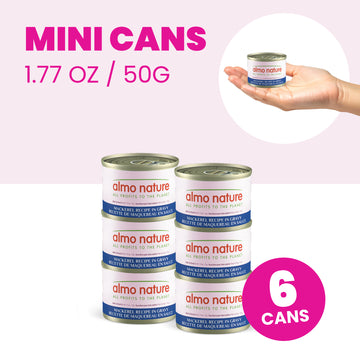 Almo Nature HQS Skin & Coat Support Formula Mackerel Recipe in gravy