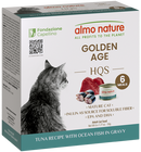 Almo Nature HQS Golden Age Tuna Recipe with Ocean Fish in gravy