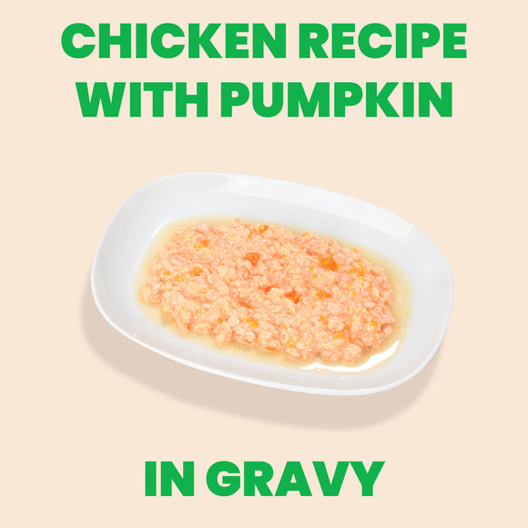 Almo Nature HQS Mousse Chicken Recipe with Pumpkin in gravy 70g