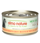 Almo Nature HQS Mousse Tuna Recipe with Shrimp in gravy 70g