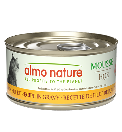 Almo Nature HQS Mousse Chicken Fillet Recipe in gravy 70g