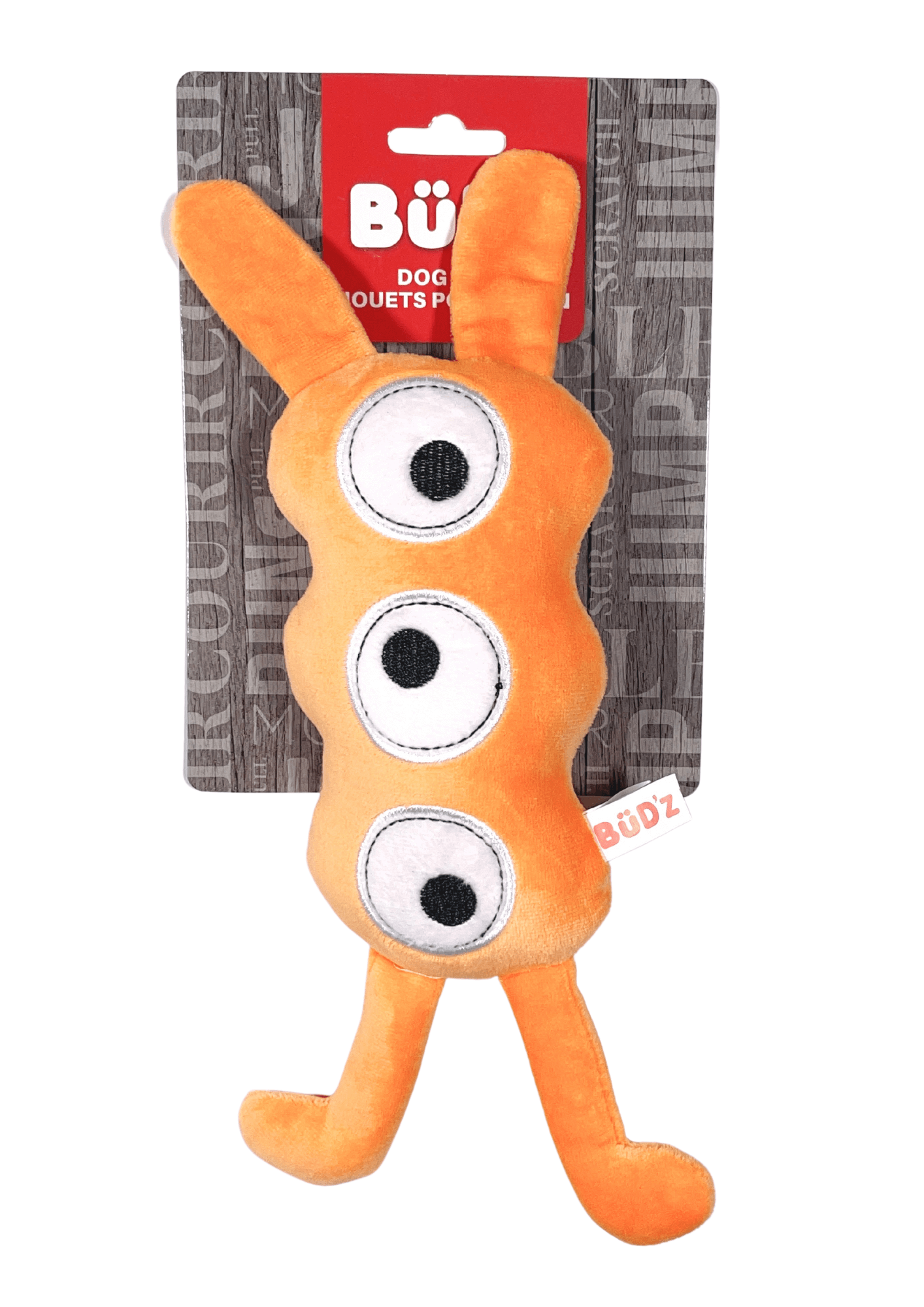 Bud'z | Orange Monster Atomic | Dog Toy | ARMOR THE POOCH