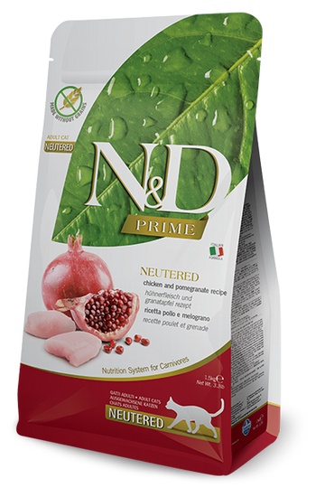 Farmina - N&D Prime - Chicken and Pomegranate Neutered Recipe (Dry Cat Food)