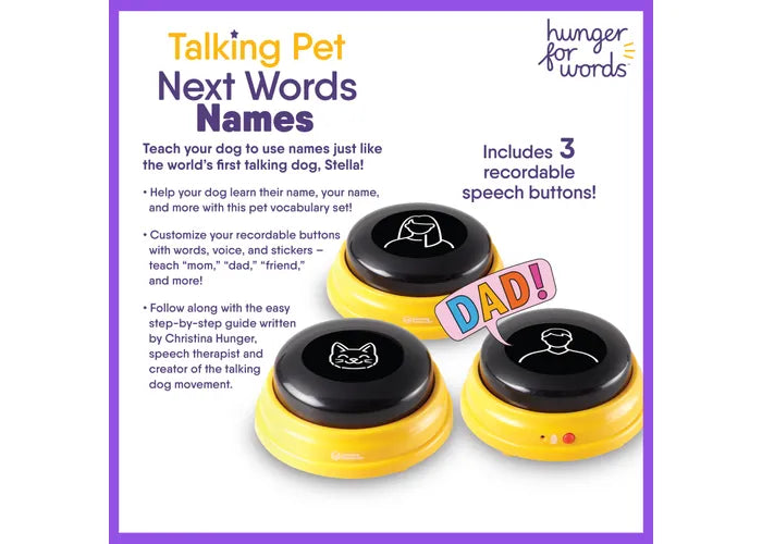 Brightkins - Talking Pet Next Words: Names (For Dogs)