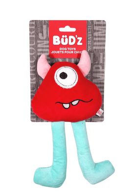 Bud'z | Red Monster Ted | Dog Toy | ARMOR THE POOCH