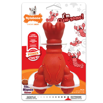 Nylabone Power Chew Lobster dog chew toy