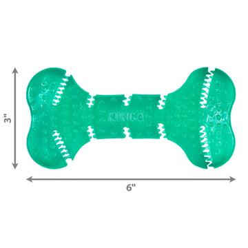 KONG Squeezz Dental Bone dog toy 2