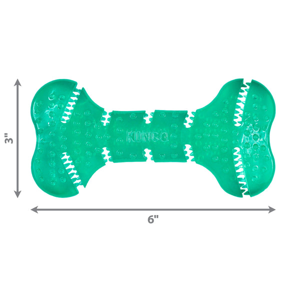 KONG Squeezz Dental Bone dog toy 2