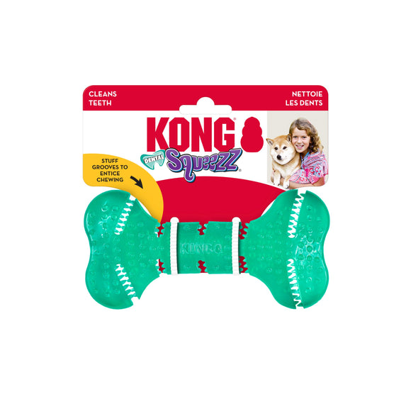 KONG Squeezz Dental Bone dog toy 3
