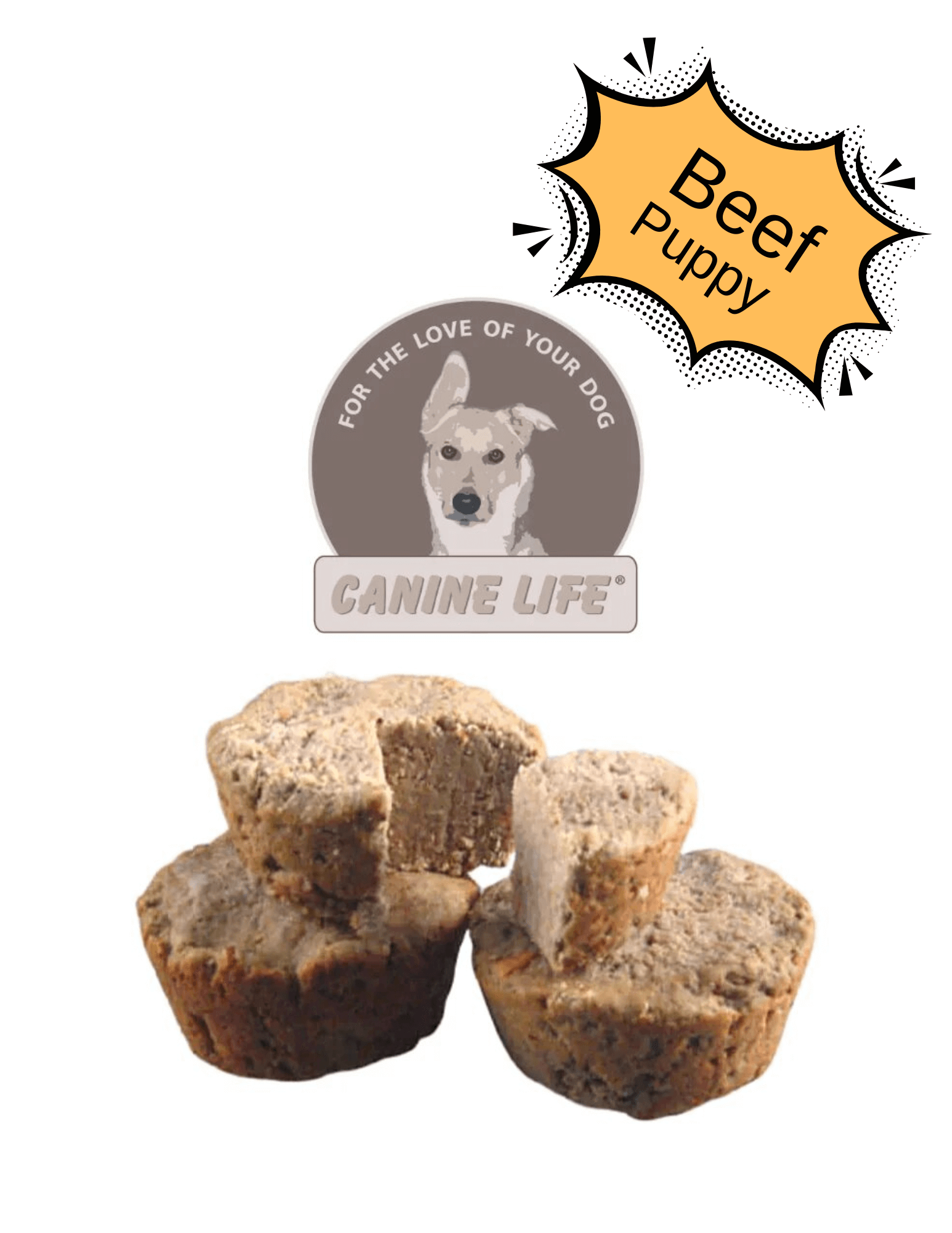 Canine Life - Beef Recipe (For Puppies) - Frozen Product