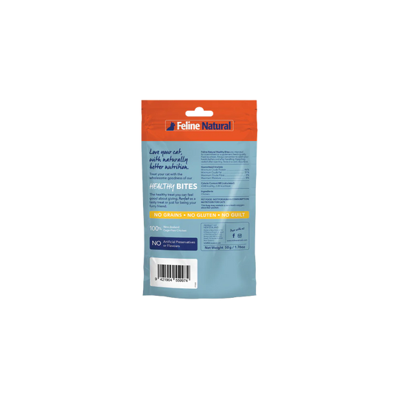 Feline Natural - Chicken Healthy Bites (Cat Treats)