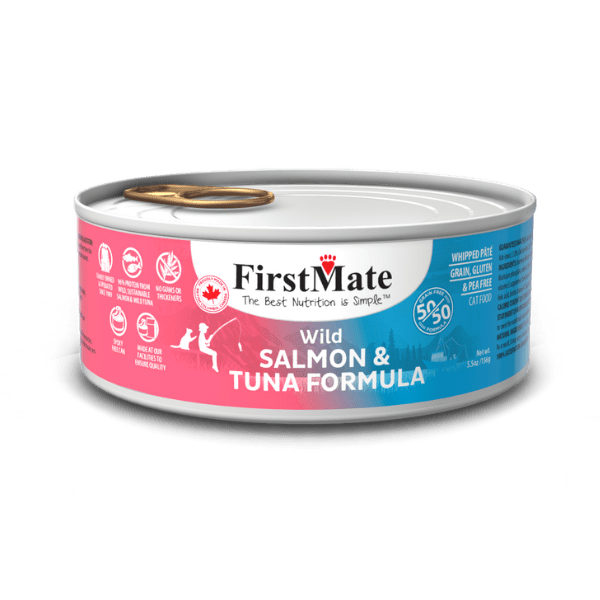 FirstMate - Cage Free - Wild Salmon & Wild Tuna 50/50 Formula (For Cats)