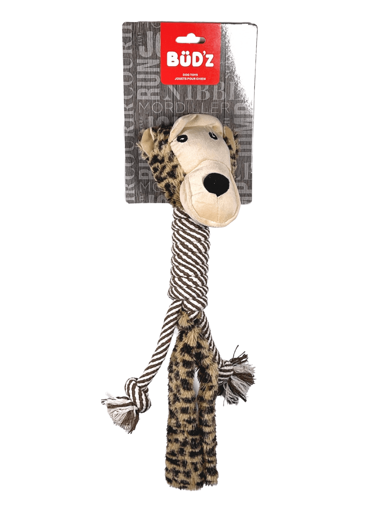 Bud'z | Plush Toy With Cotton Long Neck Monkey | Dog Toy | ARMOR THE POOCH