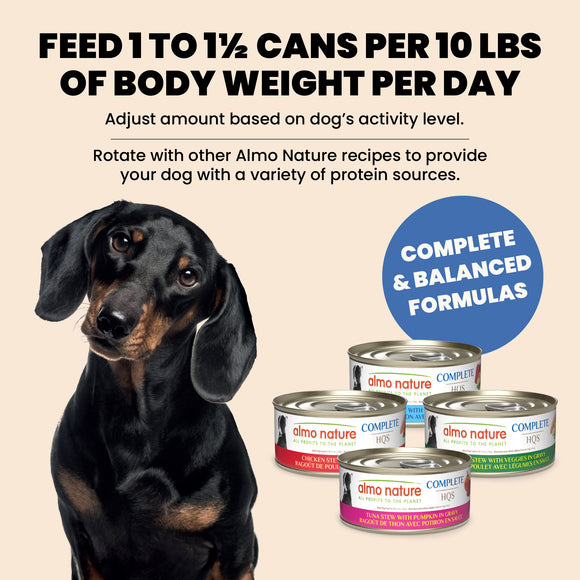 Almo Nature HQS Complete Tuna Stew with Pumpkin 156g