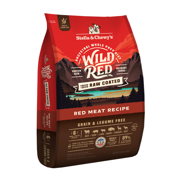 Stella & Chewy's Wild Red Raw Coated Grain & Legume Free Red Meat Recipe dry dog food