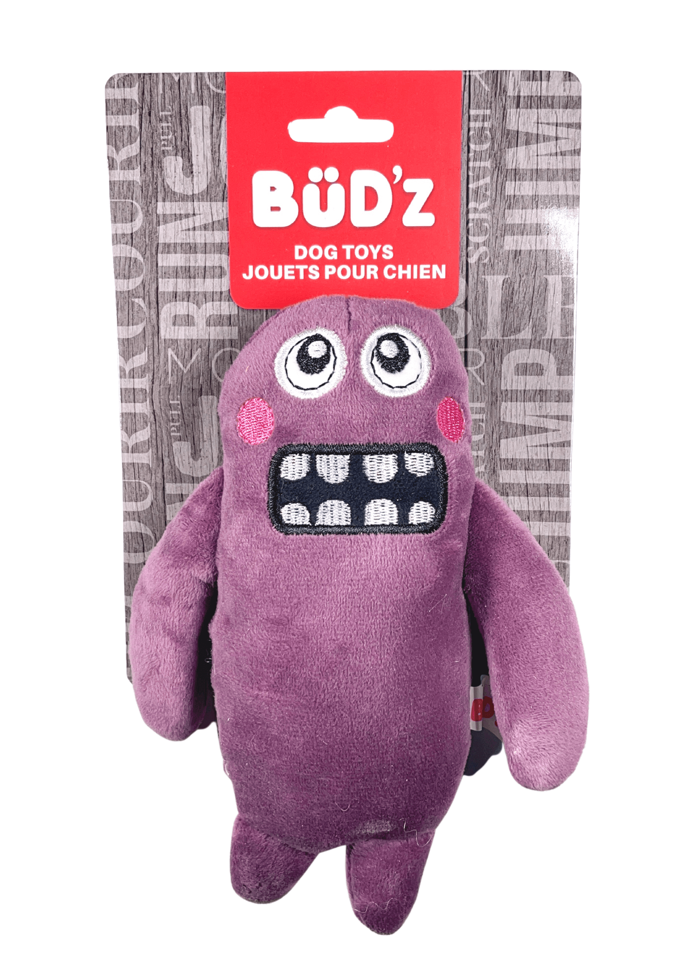 Bud'z | Purple Monster "Croque-tete" | Dog Toy | ARMOR THE POOCH