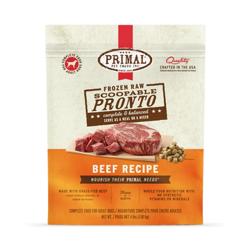 Primal - Pronto - Raw Beef Pronto (For Dogs) - Frozen Product