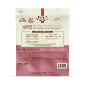 Primal - Pronto - Raw Turkey & Sardine Pronto (For Dogs) - Frozen Product