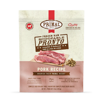 Primal - Pronto - Raw Pork Pronto (For Dogs) - Frozen Product