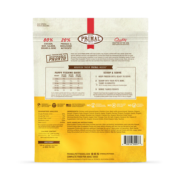 Primal - Pronto - Raw Puppy Pronto (For Dogs) - Frozen Product