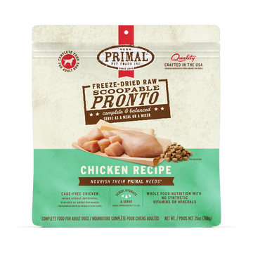 Primal - Pronto - Freeze Dried Raw Pronto - Chicken Recipe (For Dogs)
