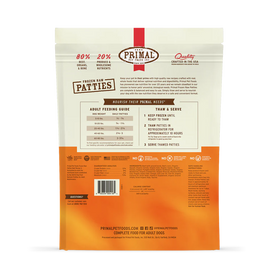 Primal - Patties - Raw Beef Patties (For Dogs) - Frozen Product